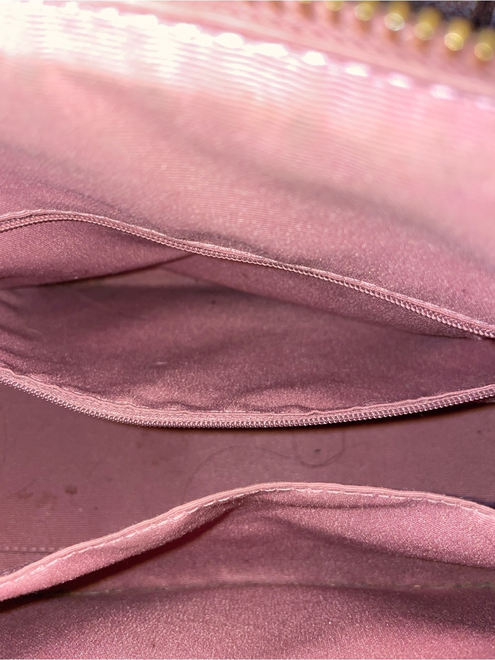 Coach Beige Signature Floral Dome Satchel with Pink Trim - Picture 13 of 13